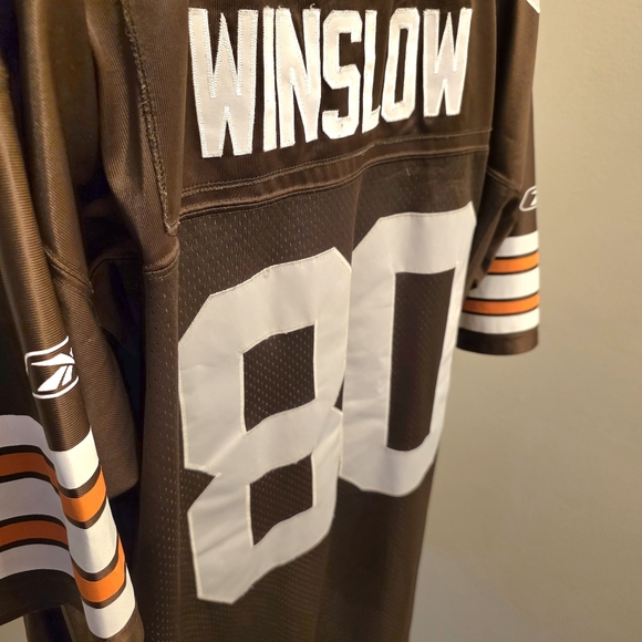 Vintage Sewn Reebok NFL Cleveland Browns Kellen Winslow #80 - sz XXL - Picture 2 of 7